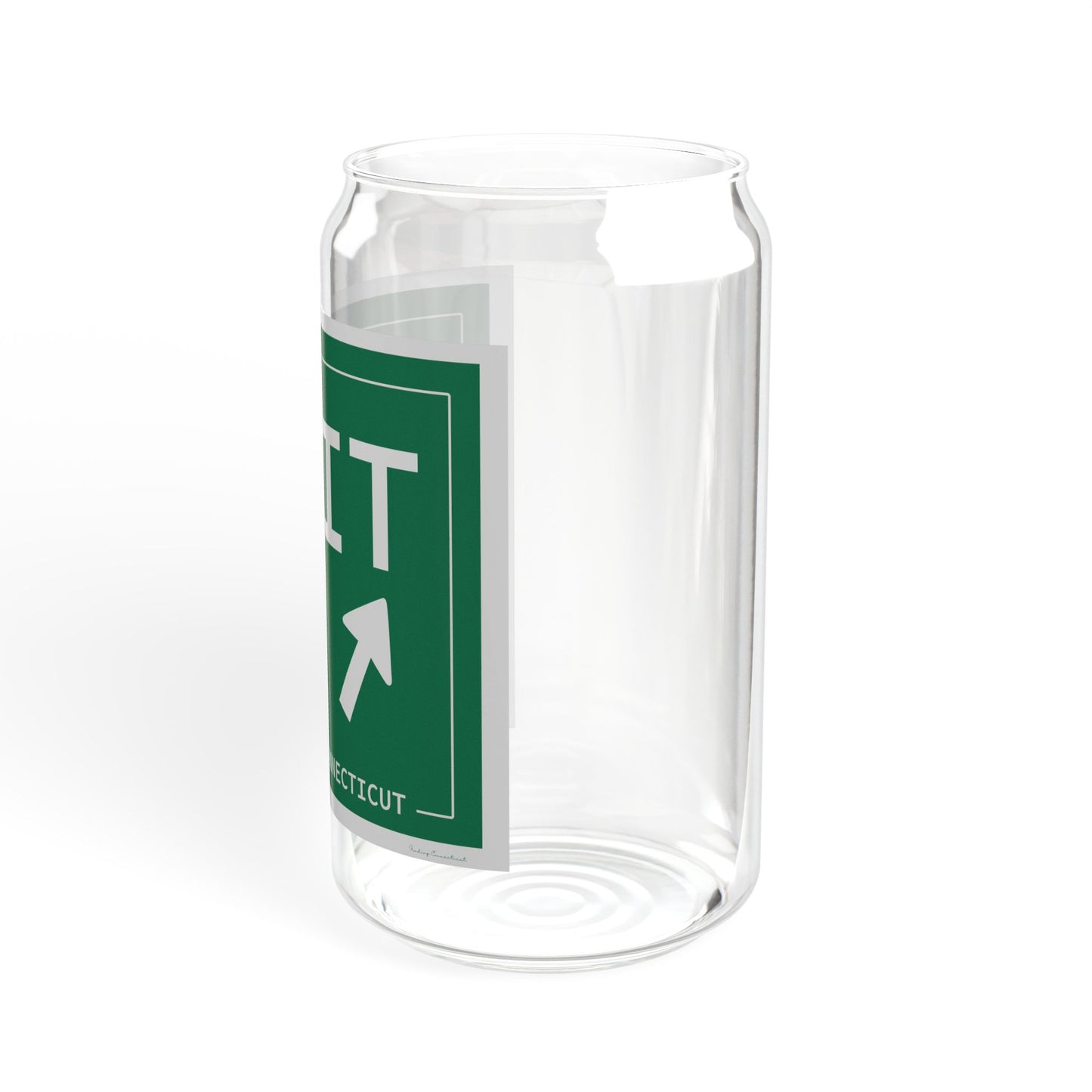 Vintage Exit 59 WCP Sign Sipper Glass, 16oz