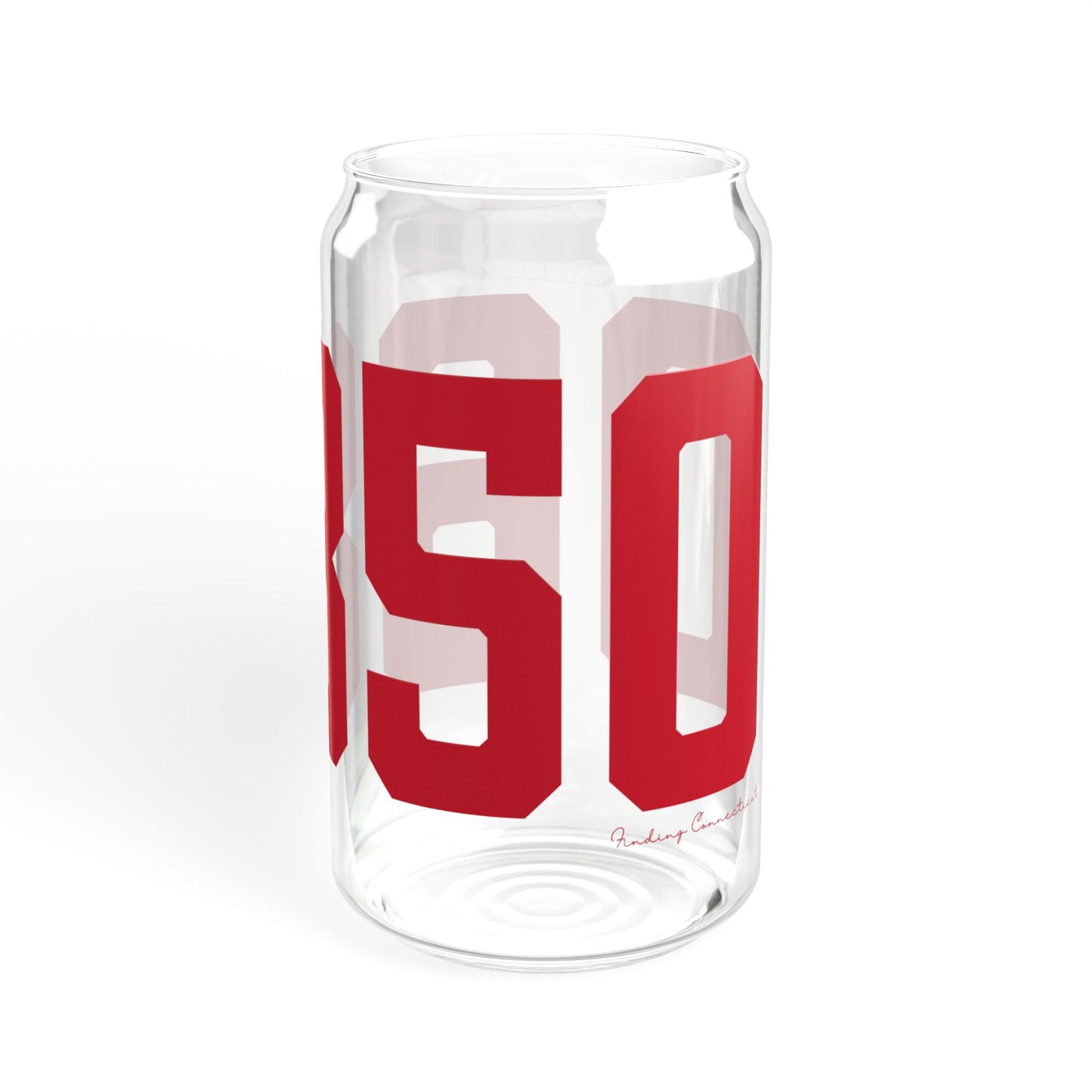 06850 Norwalk Connecticut Zip Code Sipper Glass, 16oz