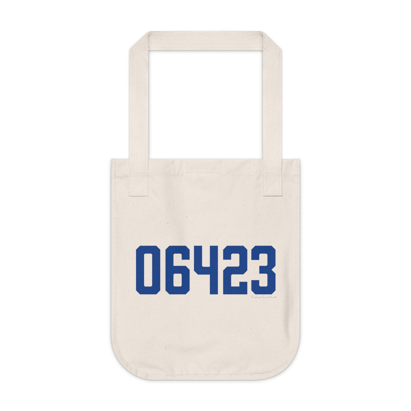 06423 East Haddam Connecticut Zip Code Organic Canvas Tote Bag