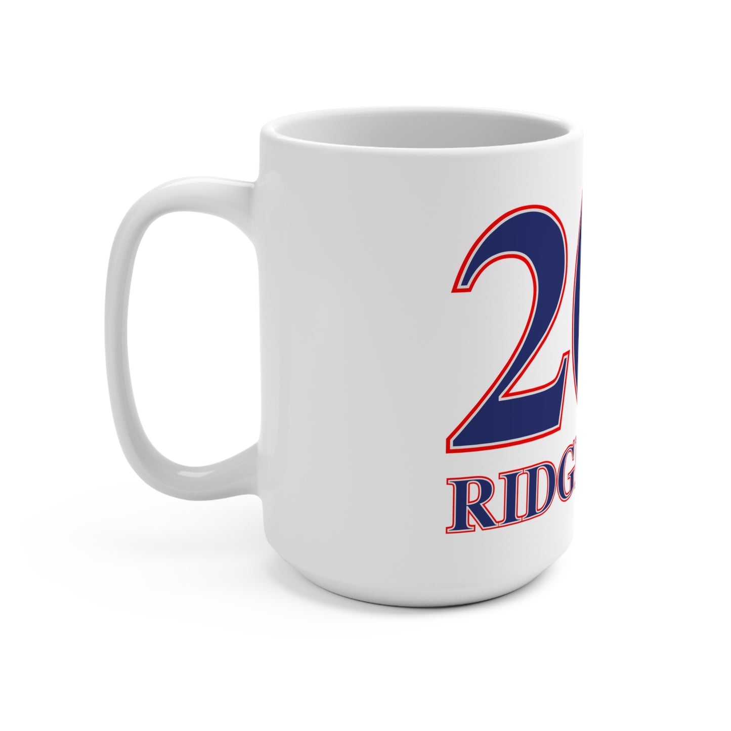 203 Ridgefield Red White & Blue Mug 15oz