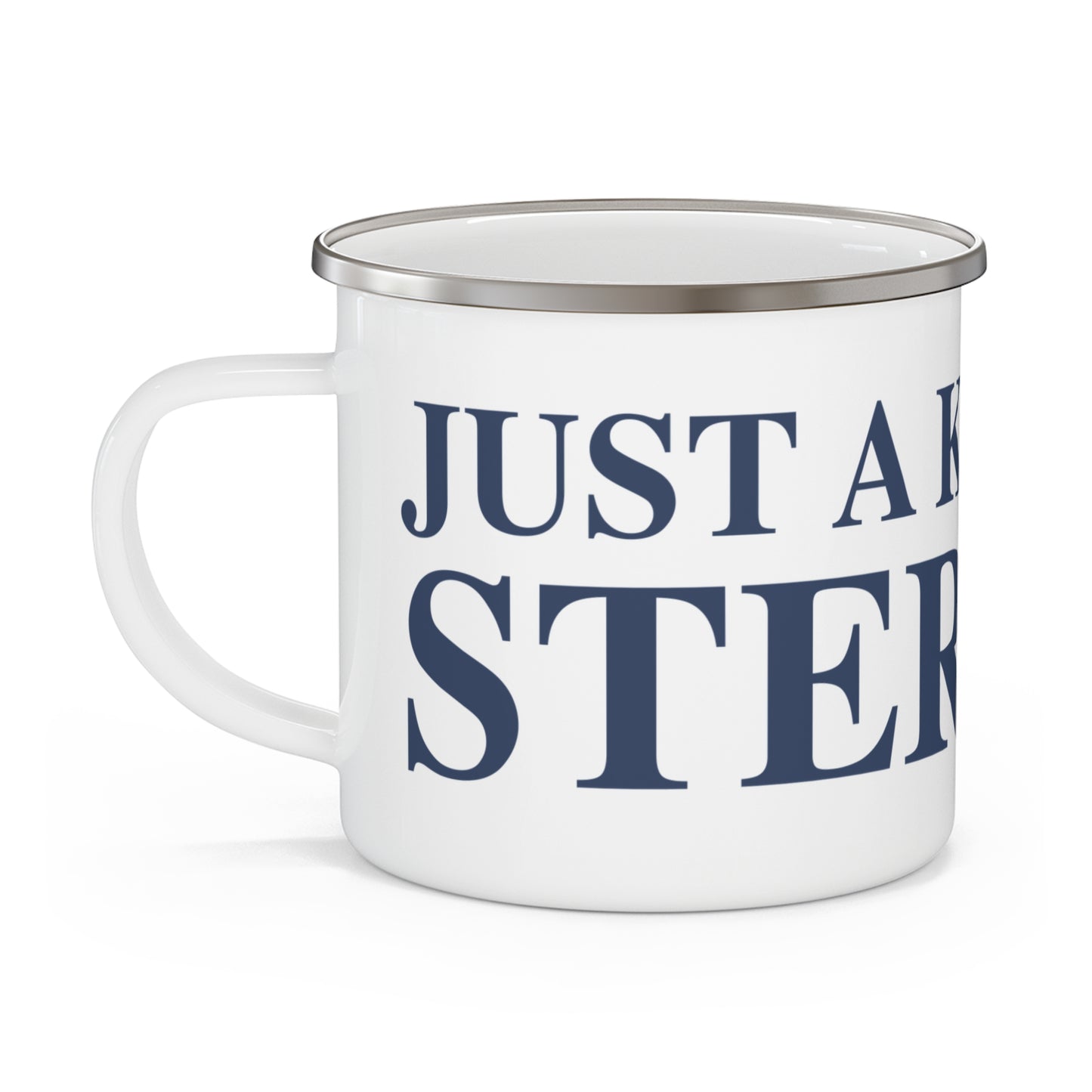 Just a kid from Sterling Enamel Camping Mug