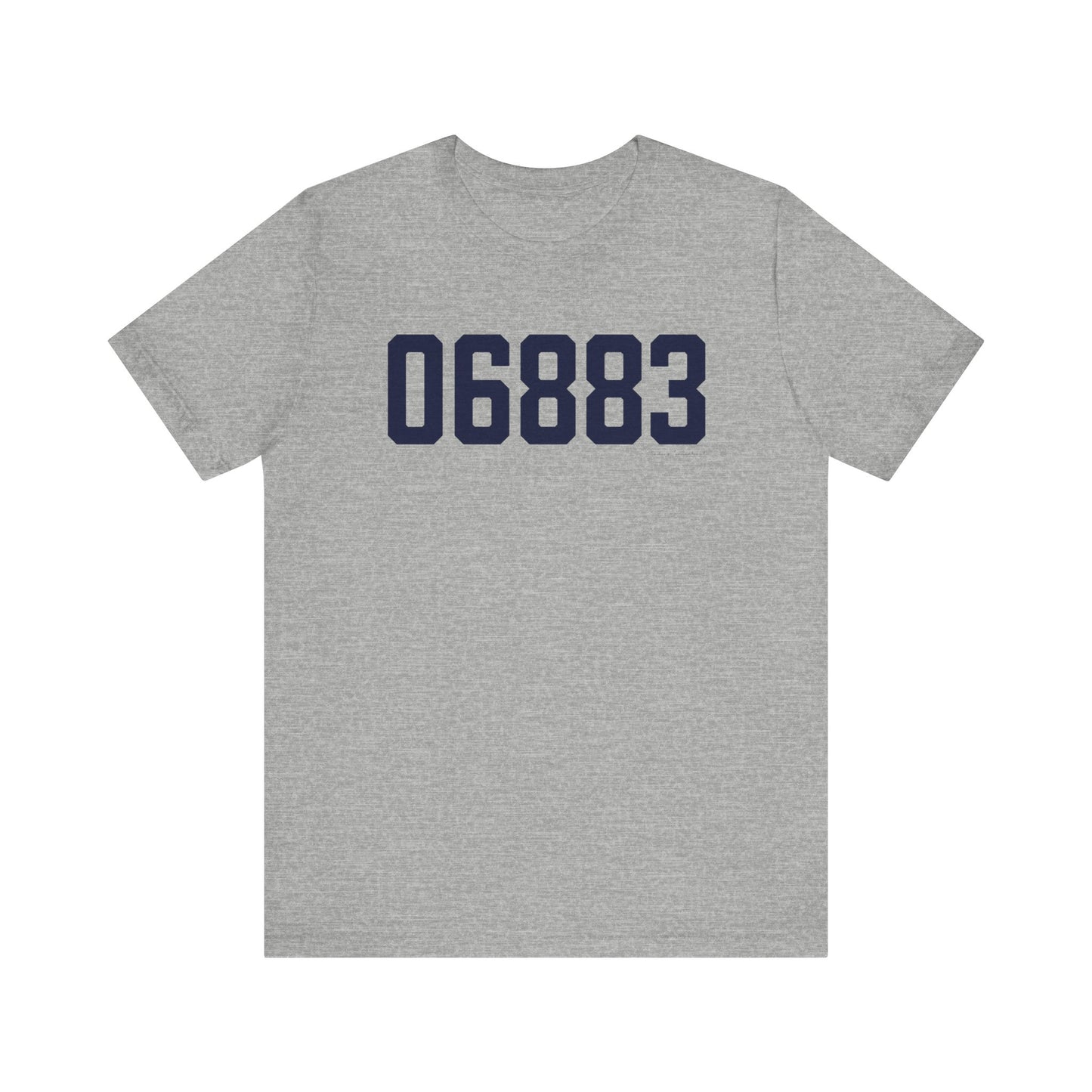 06883 Weston Connecticut Zip Code Unisex Jersey Short Sleeve T-Shirt