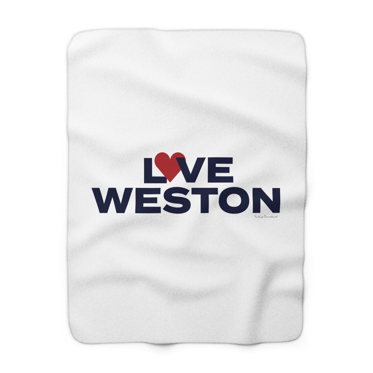 Love Weston Sherpa Fleece Blanket