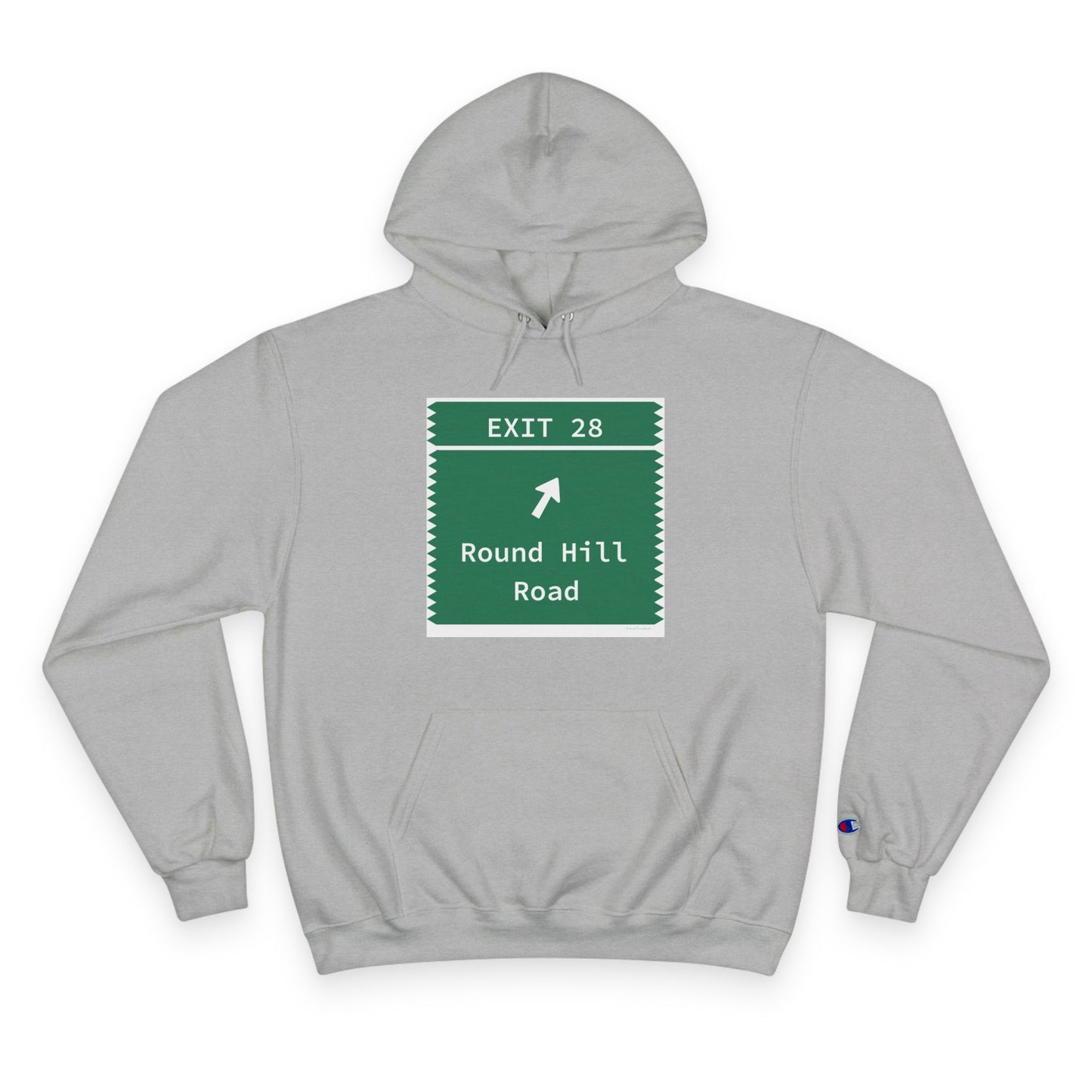 Vintage Merritt Parkway Exit 28 Sign Champion Hoodie