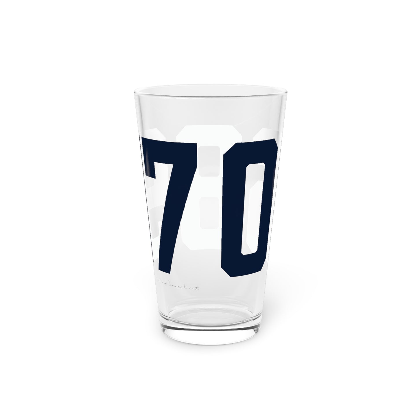 06897 Wilton Connecticut Zip Code Pint Glass, 16oz