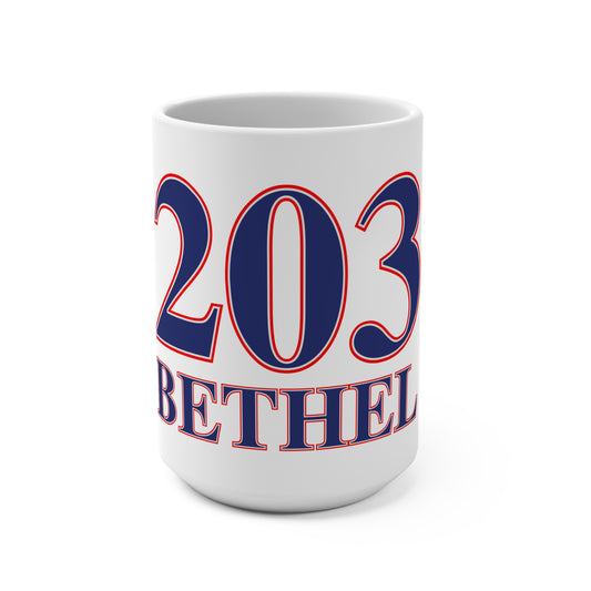 203 Bethel Red White & Blue Mug 15oz