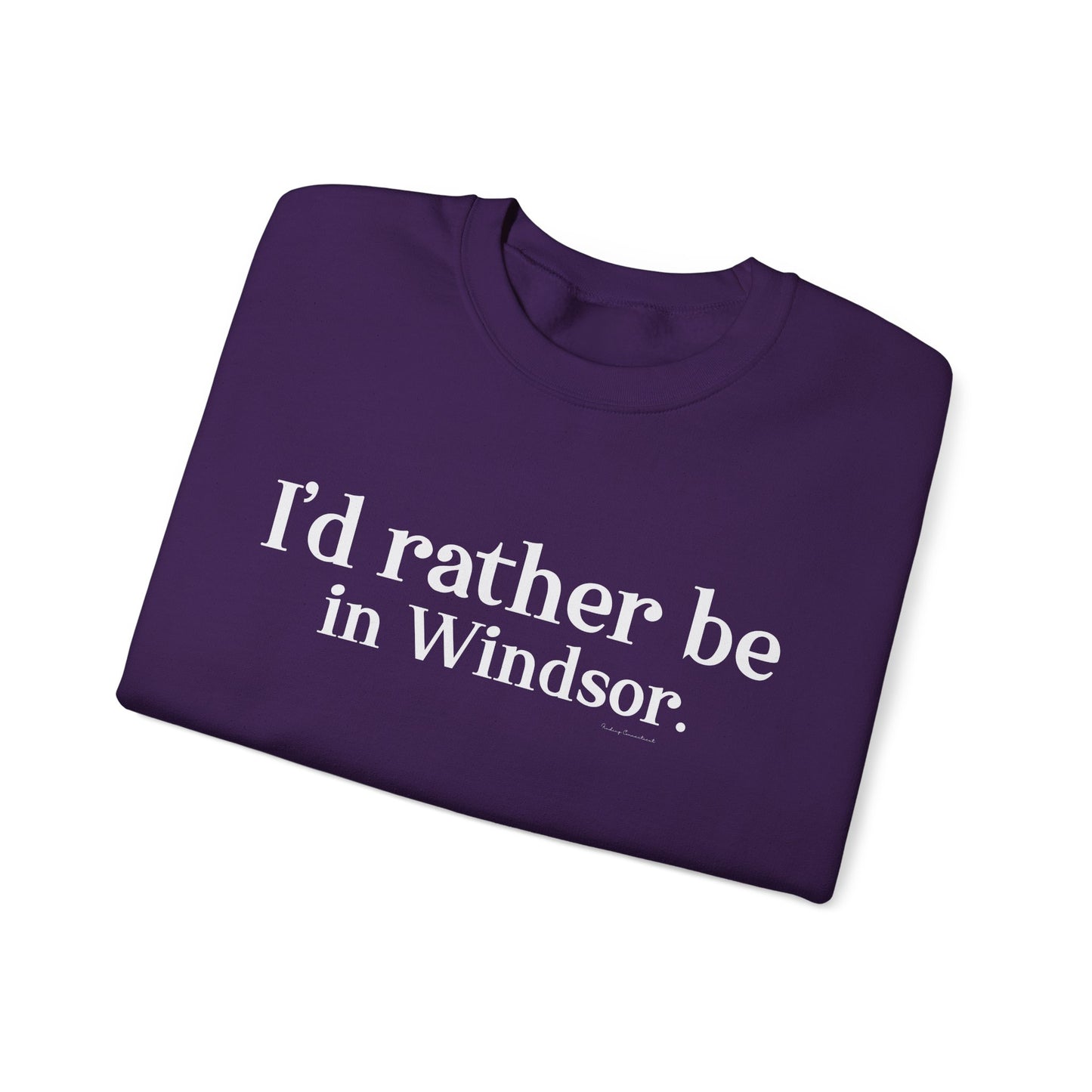 I'd rather be in Windsor. Unisex Heavy Blend™ Crewneck Sweatshirt