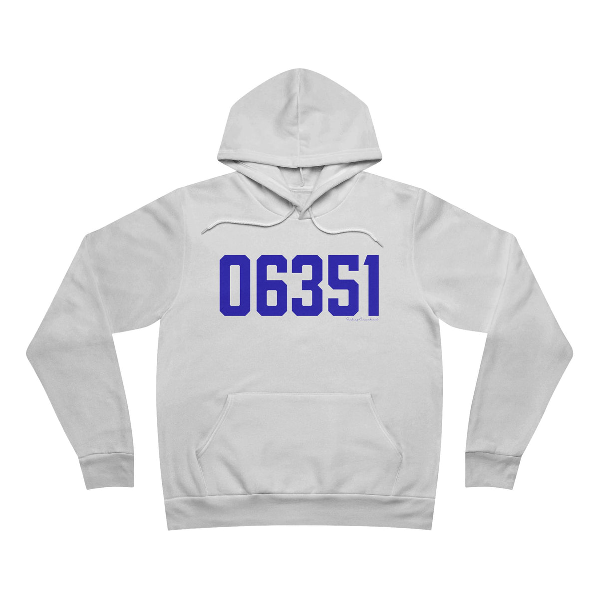 06351 Lisbon Connecticut Zip Code Unisex Sponge Fleece Pullover Hoodie