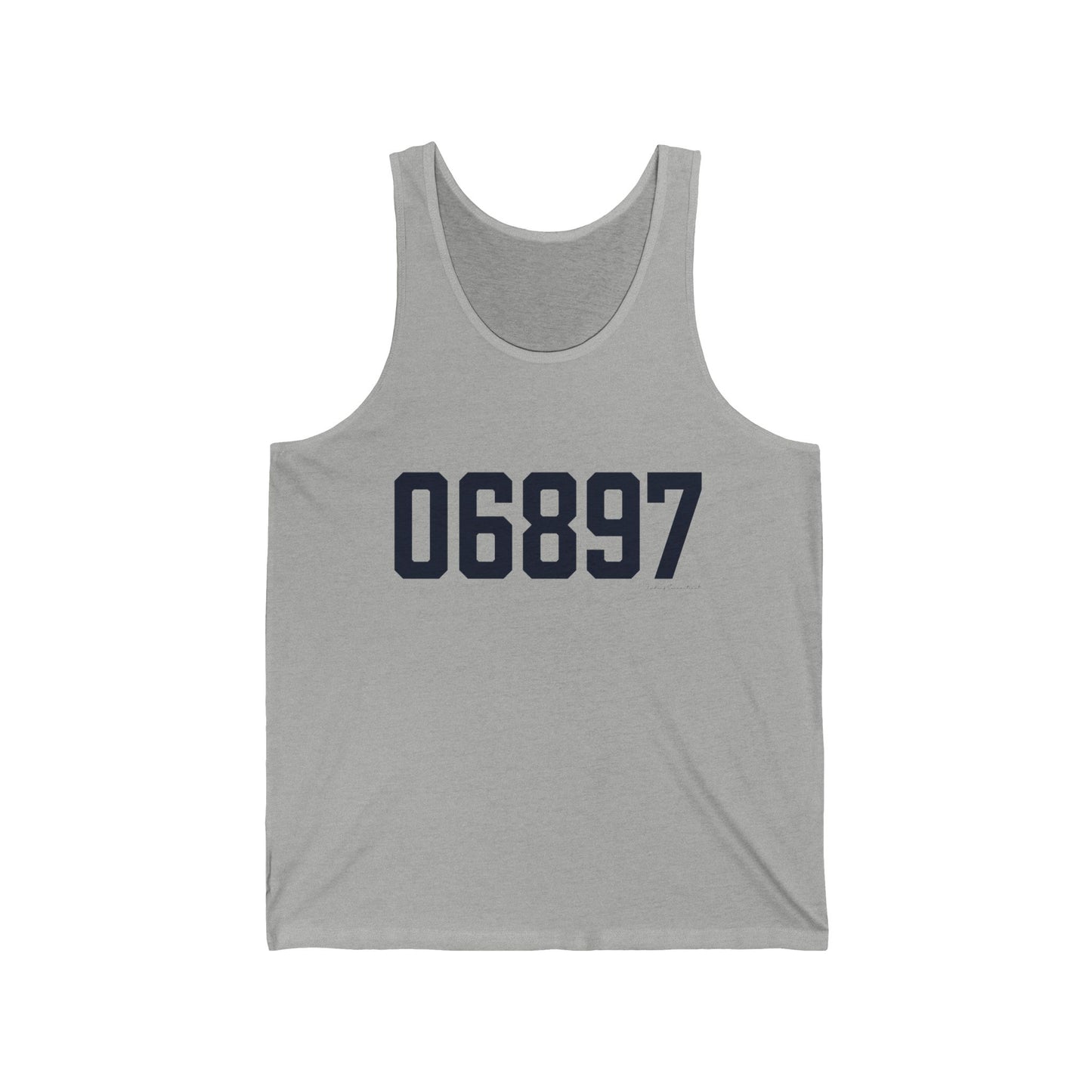 06897 Wilton Connecticut Zip Code Unisex Jersey Tank Top