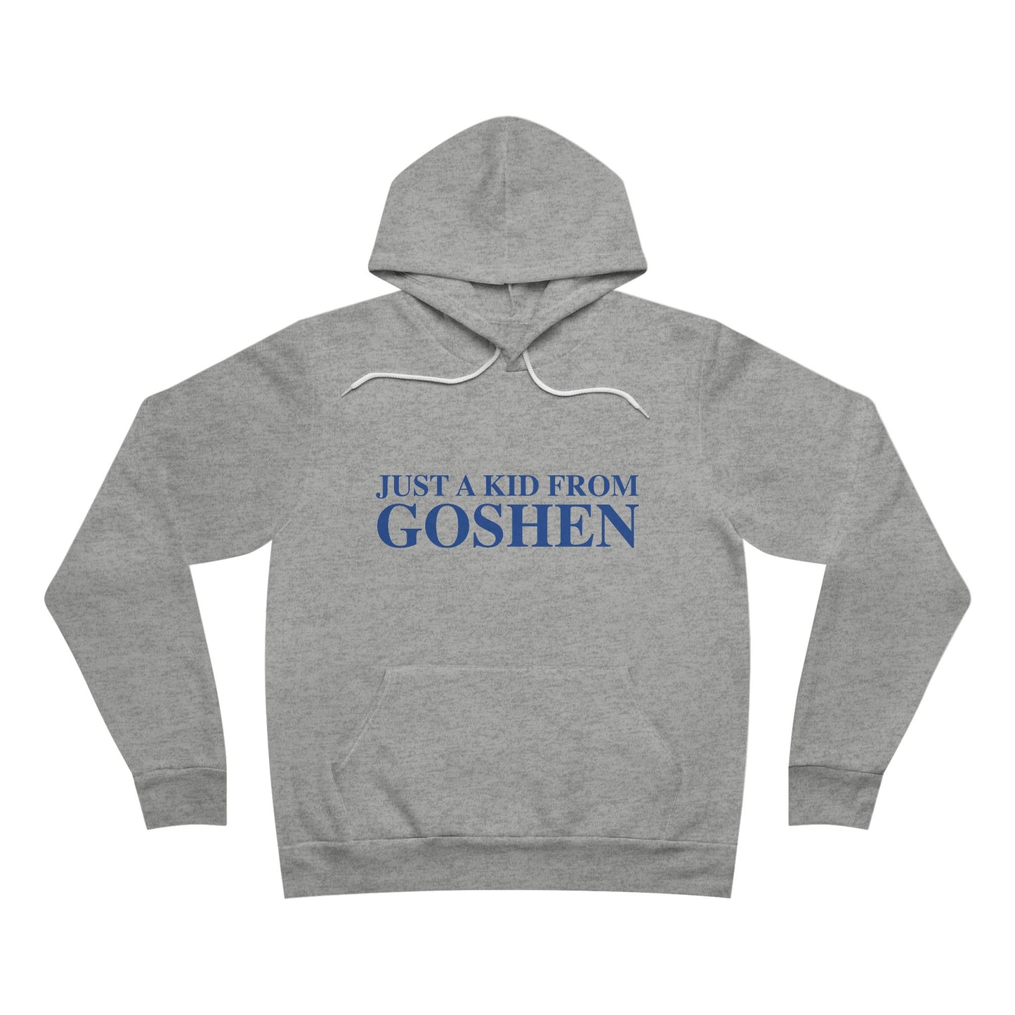 Just a kid from Goshen Unisex Sponge Fleece Pullover Hoodie