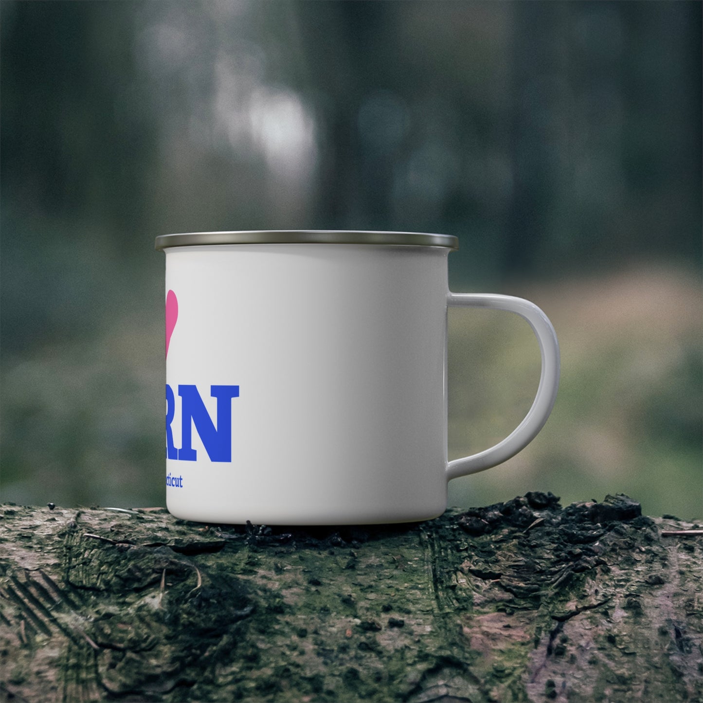 I Heart DARN Enamel Camping Mug