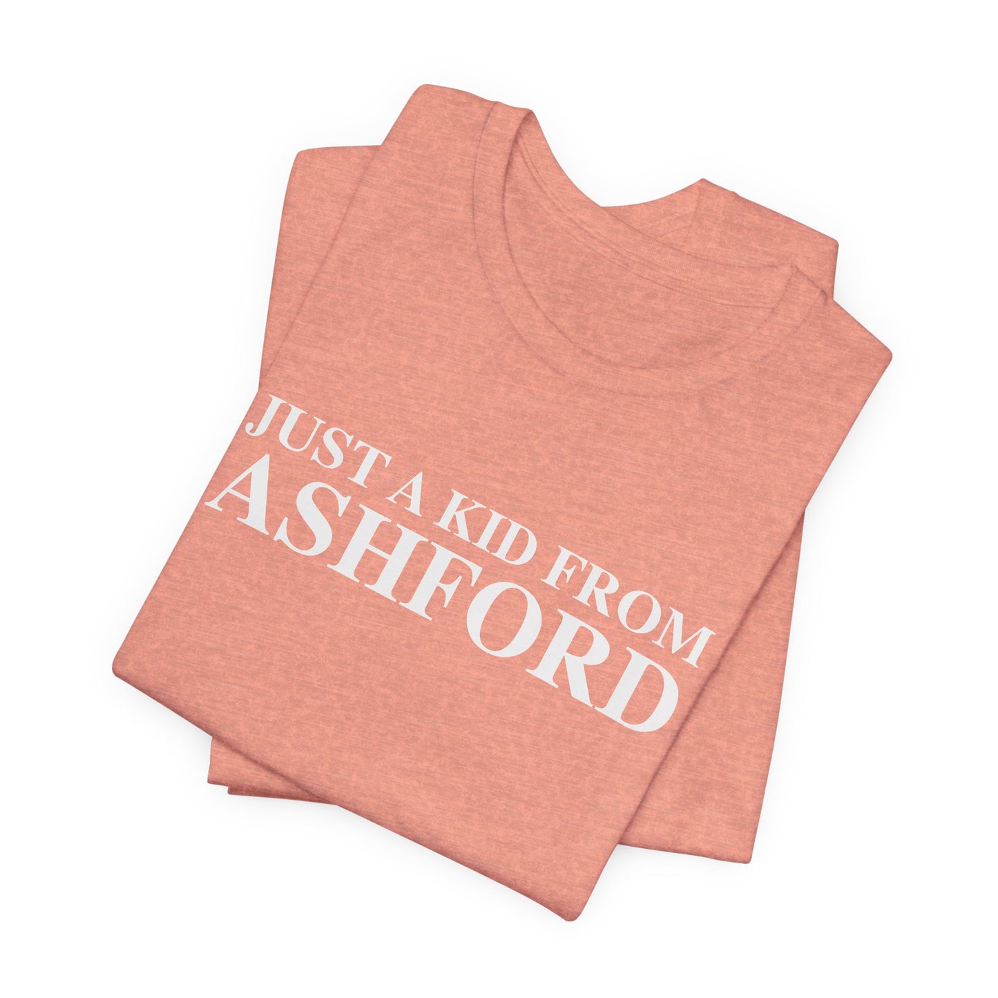 Just a kid from Ashford Unisex Jersey Short Sleeve T-Shirt