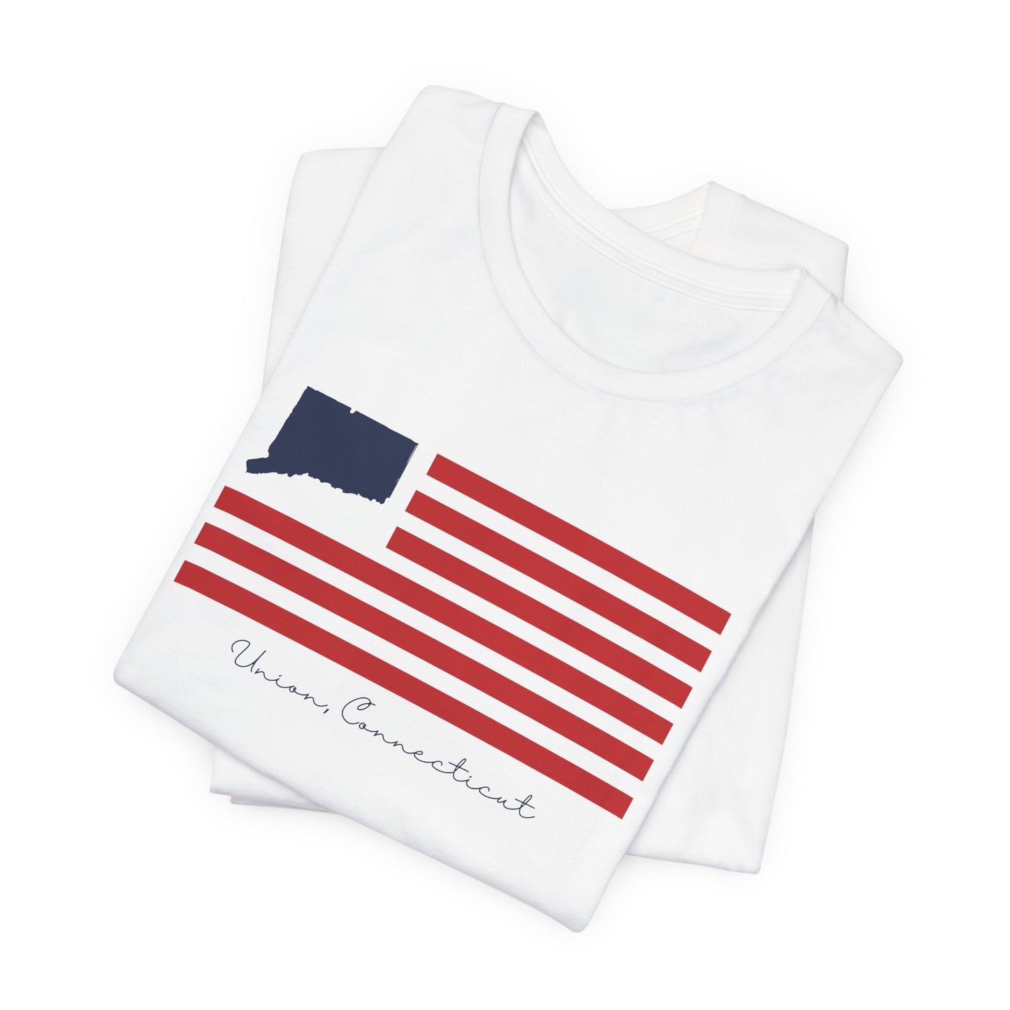 Union Connecticut Flag Unisex Jersey Short Sleeve T-Shirt