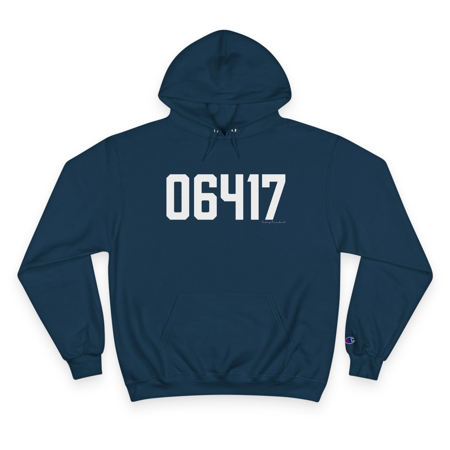06417 Deep River CT Zip Code Champion Hoodie