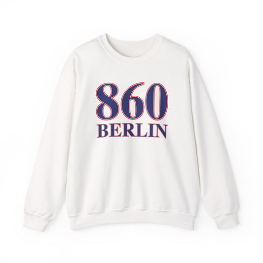 860 Berlin Red White & Blue Unisex Heavy Blend™ Crewneck Sweatshirt