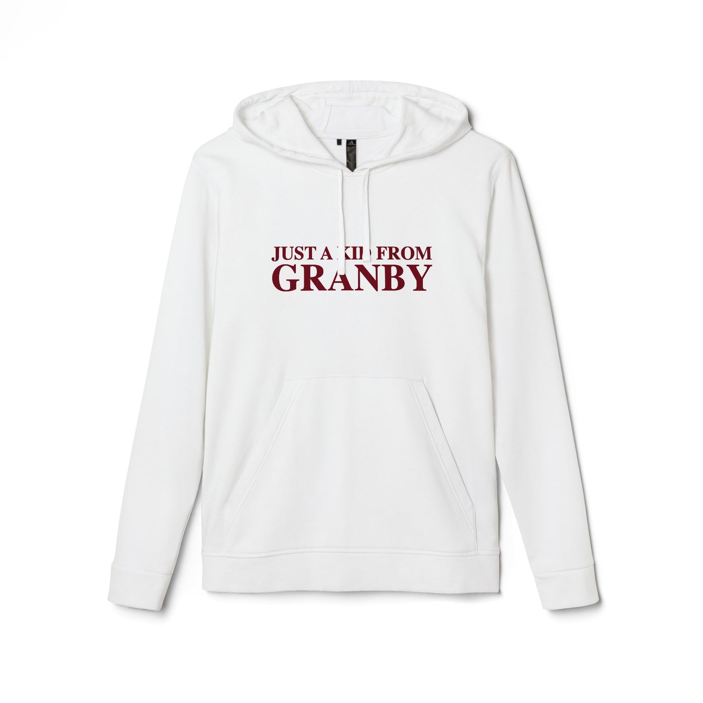 Just a kid from Granby adidas Unisex Fleece Hoodie