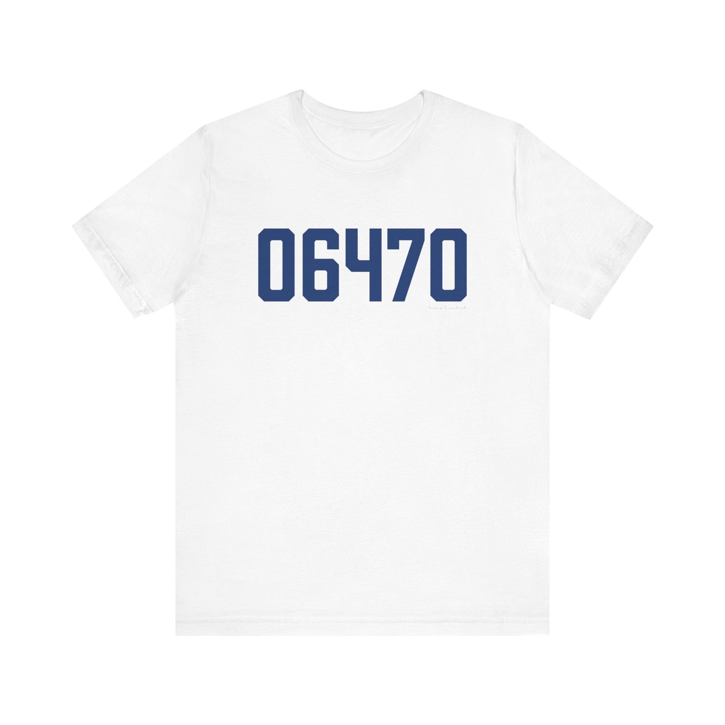 06470 Newtown Connecticut Zip Code Unisex Jersey Short Sleeve T-Shirt