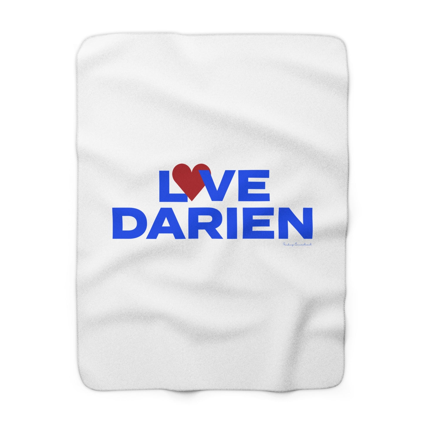 Love Darien Sherpa Fleece Blanket