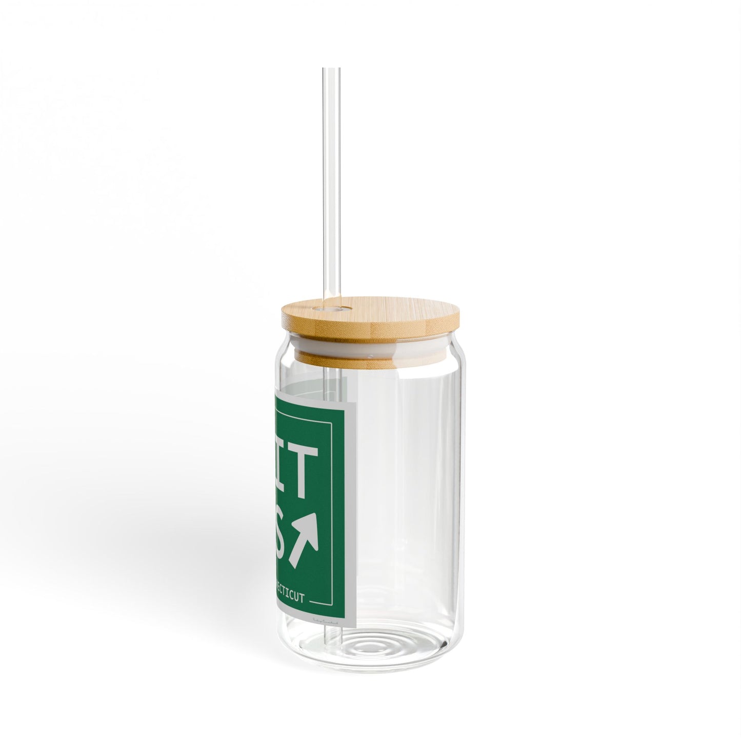 Vintage Exit 67S WCP Sign Sipper Glass, 16oz
