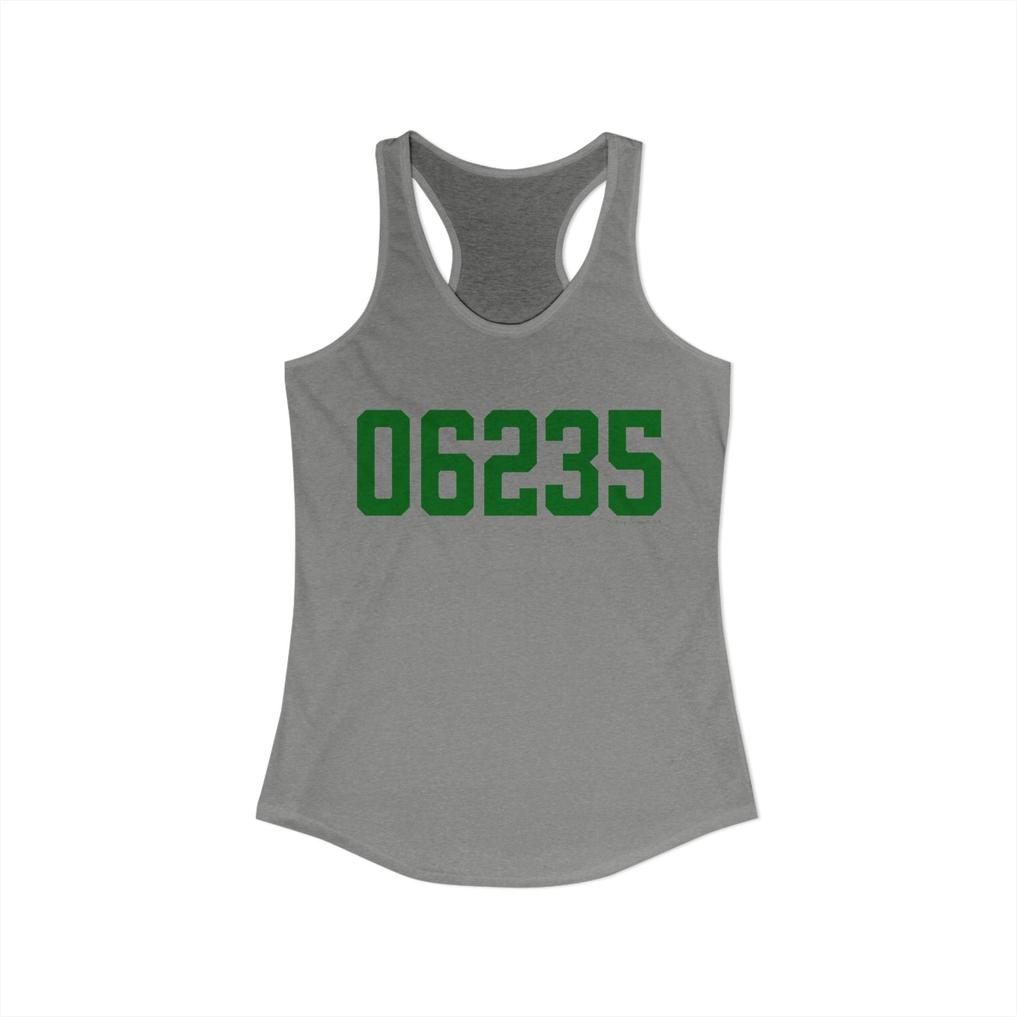 06235 Chaplin Connecticut Zip Code Women's Ideal Racerback Tank Top