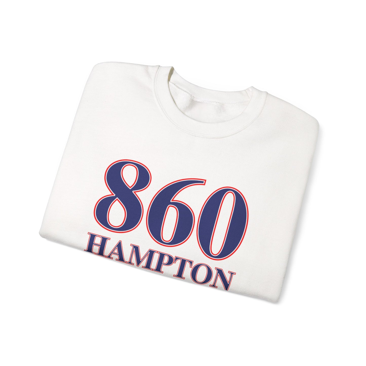 860 Hampton Red White & Blue Unisex Heavy Blend™ Crewneck Sweatshirt