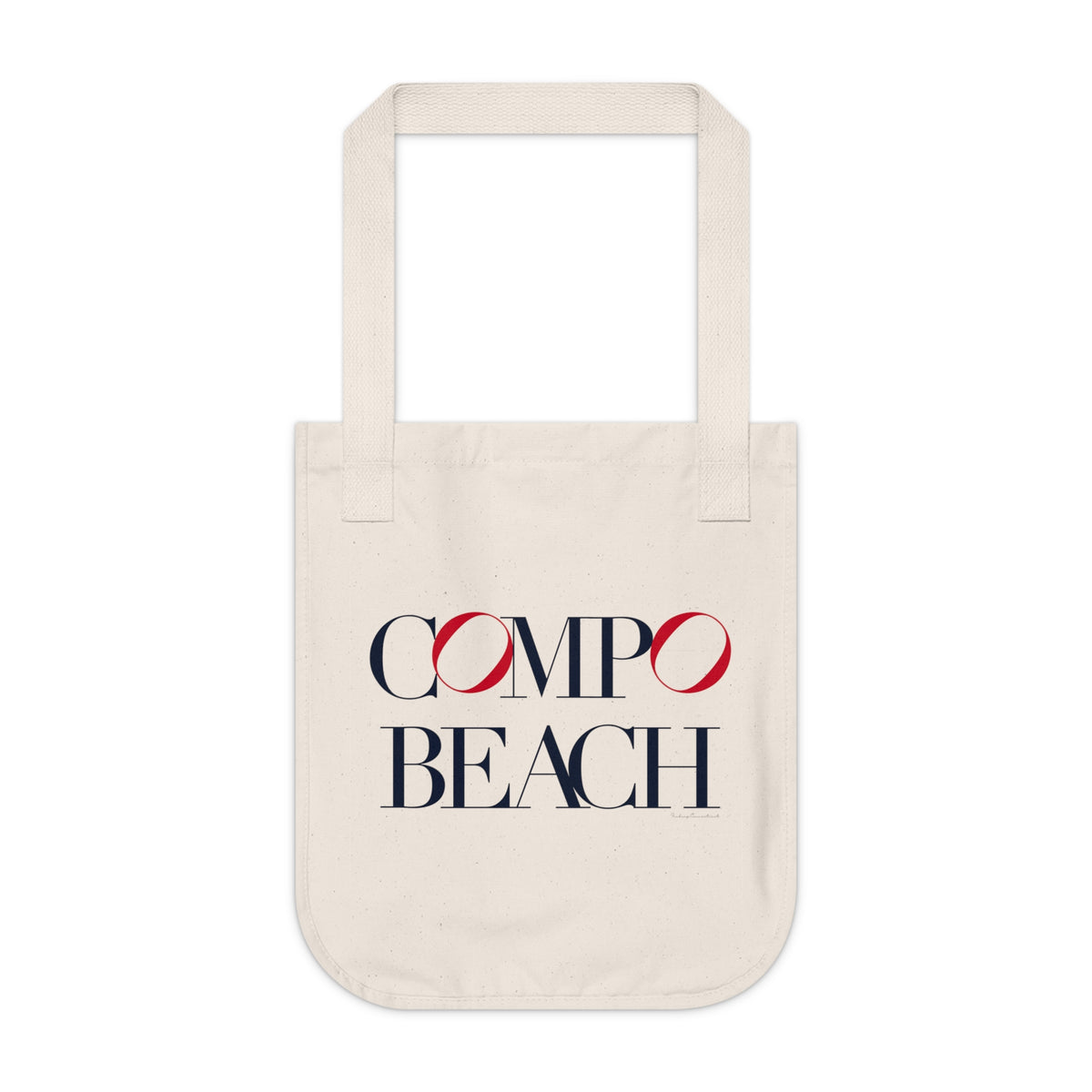 41 Tilt Compo Beach Organic Canvas Tote Bag