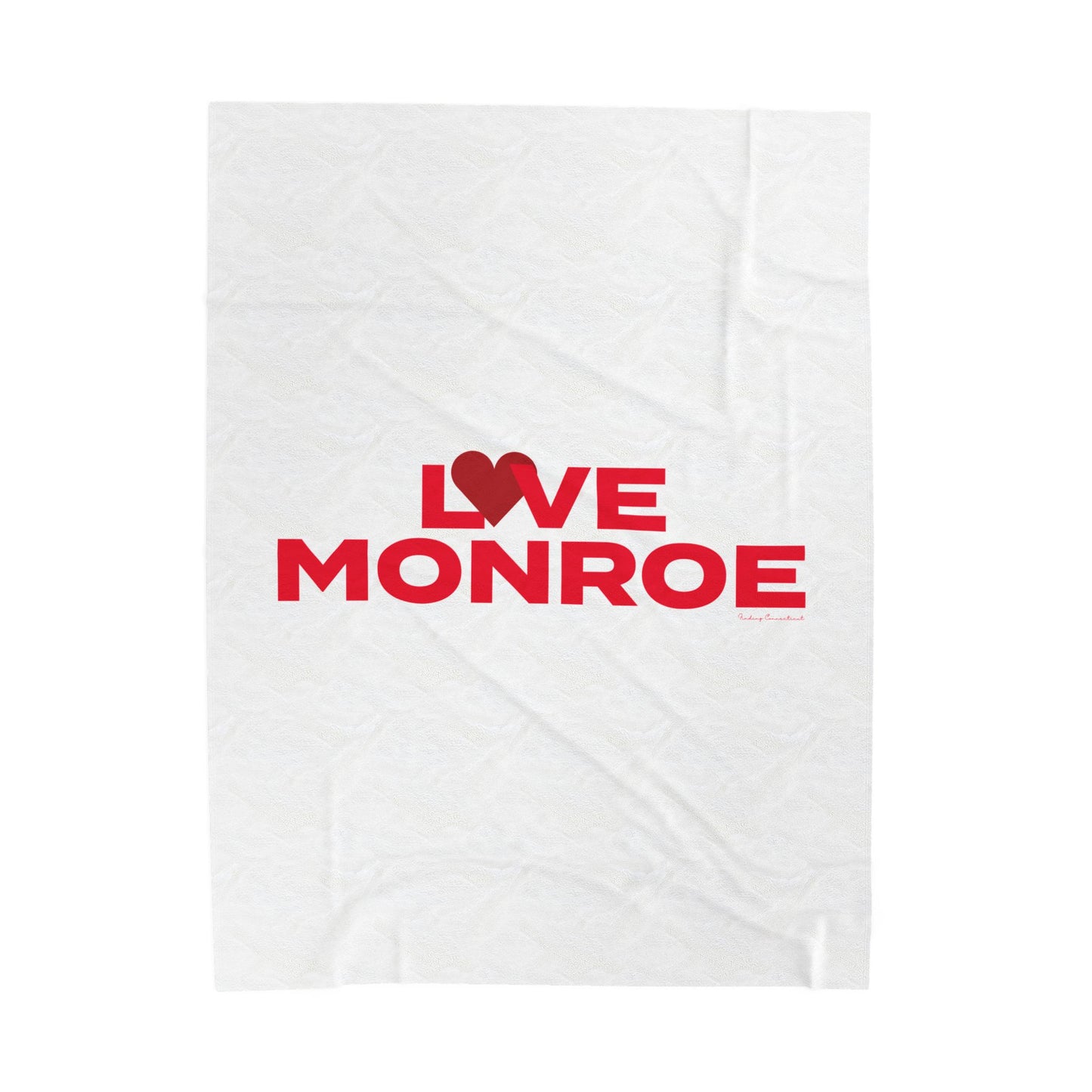 Love Monroe Velveteen Plush Blanket