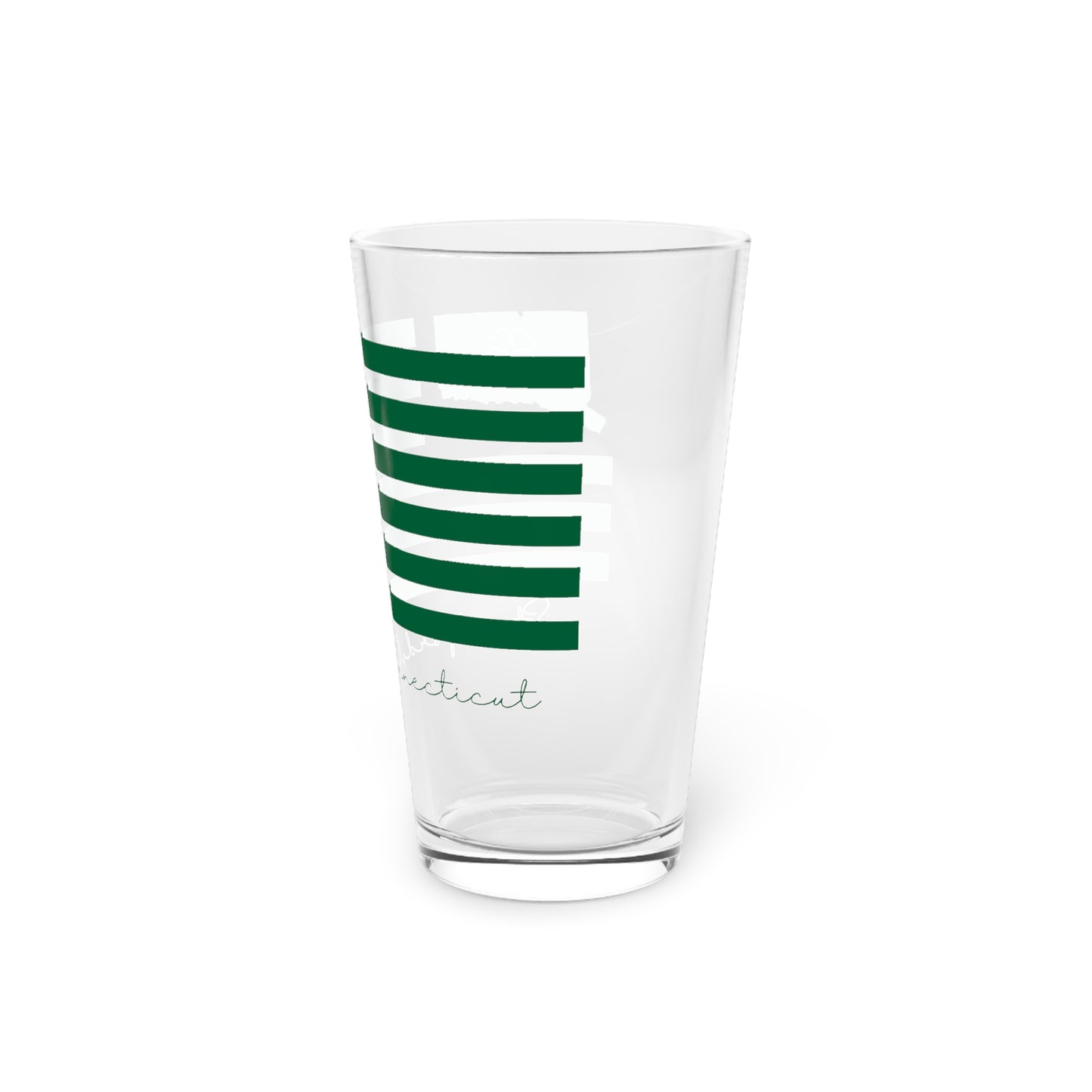 Stratford Connecticut St Patrick’s Day Flag Pint Glass, 16oz