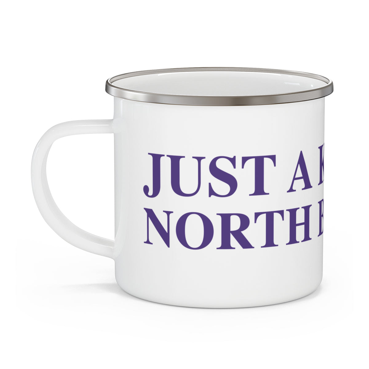 Just a kid from North Branford Enamel Camping Mug