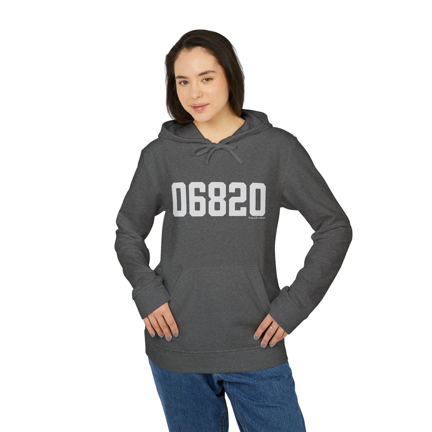 06820 - Darien CT Zip Code adidas Unisex Fleece Hoodie