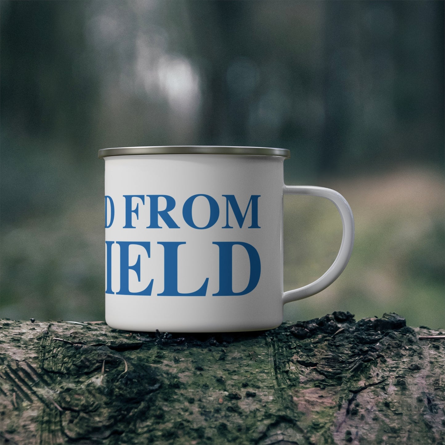 Just a kid from Fairfield Enamel Camping Mug