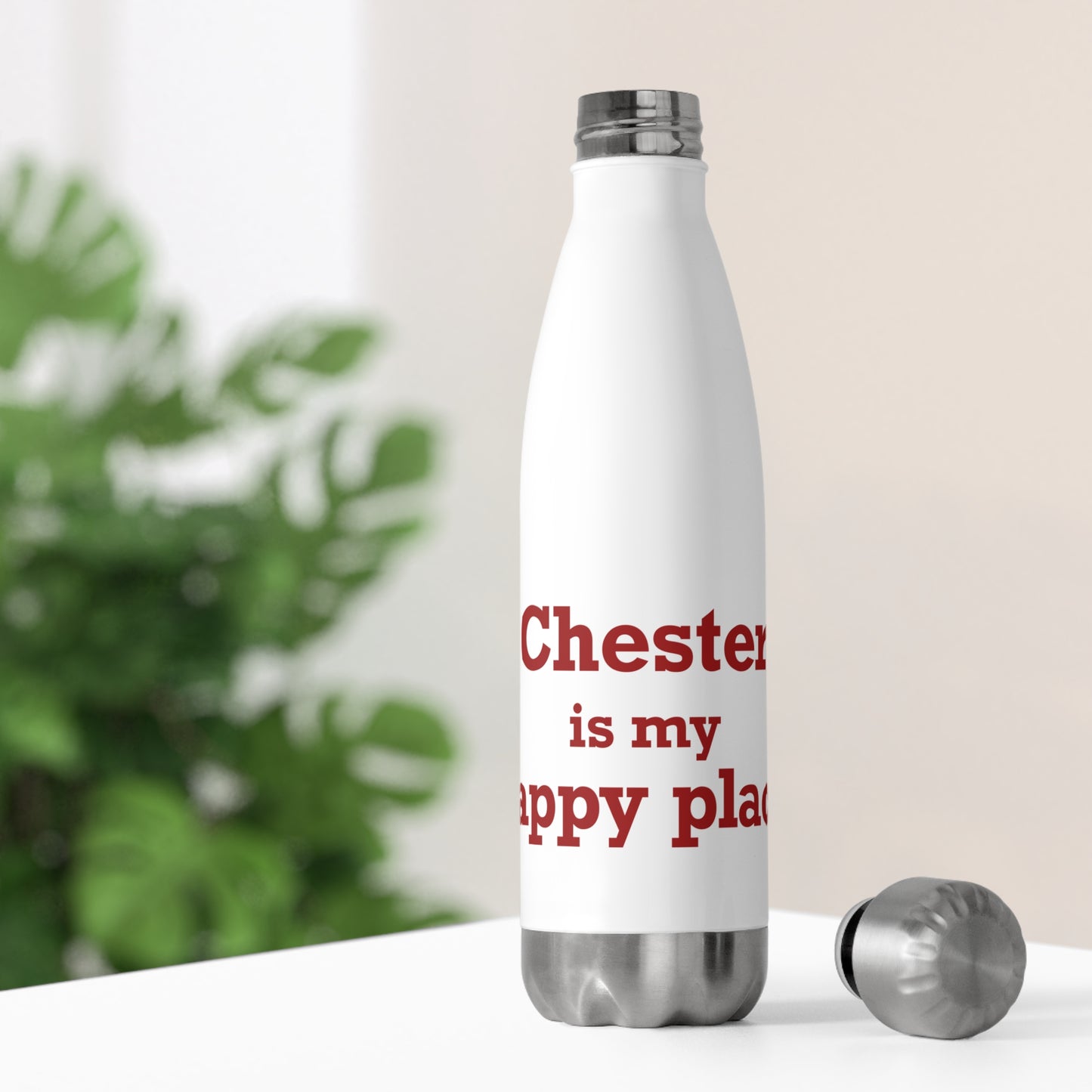 Chester is My Happy Place 20oz Insulated Bottle