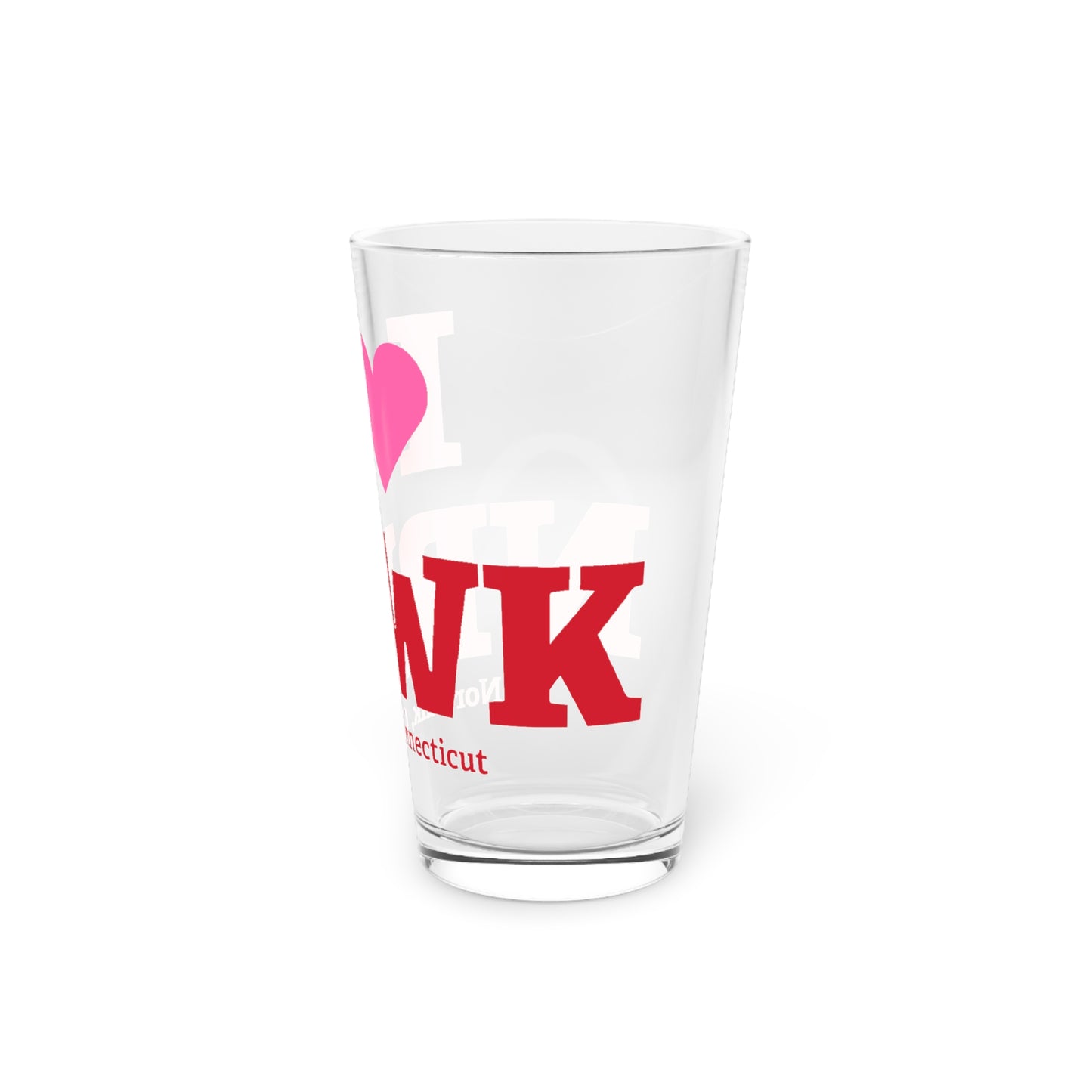 I Heart NRWK Pint Glass, 16oz