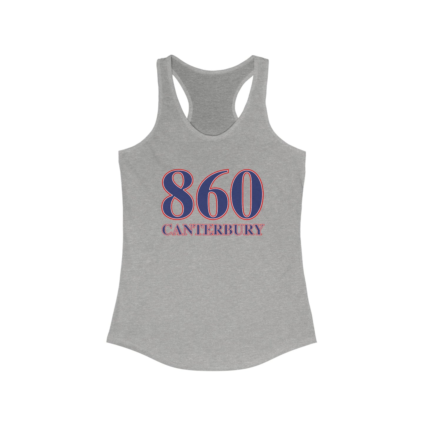 860 Canterbury Red White & Blue Women's Ideal Racerback Tank Top
