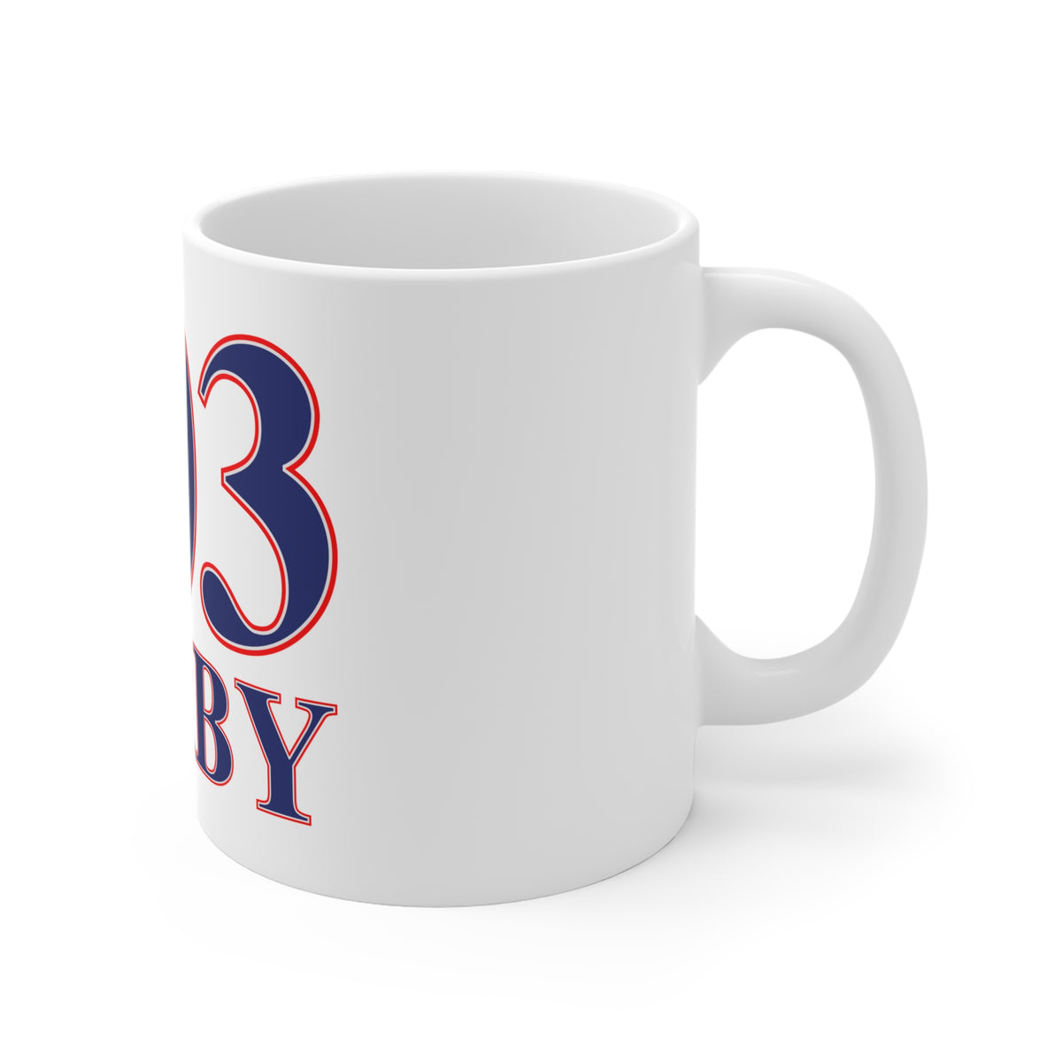 Derby Red, White & Blue Mug 11oz