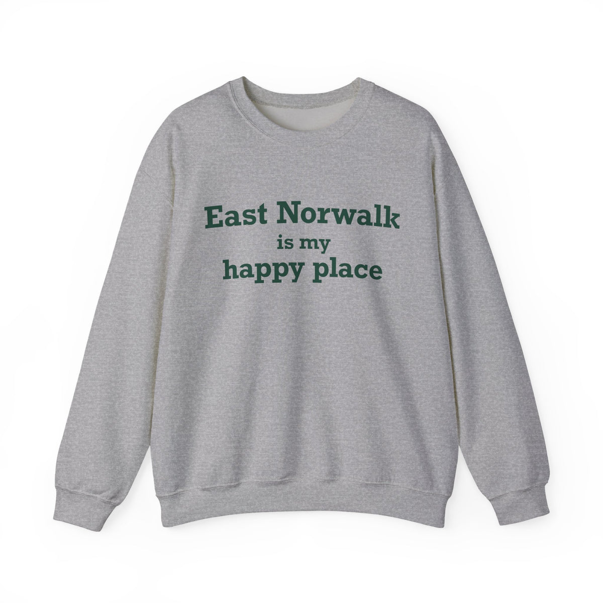 East Norwalk is My Happy Place Unisex Heavy Blend™ Crewneck Sweatshirt