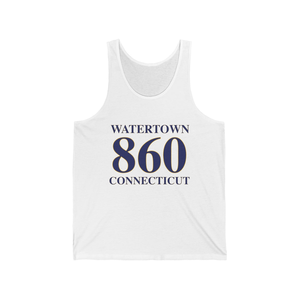Watertown 860 Connecticut Unisex Jersey Tank Top