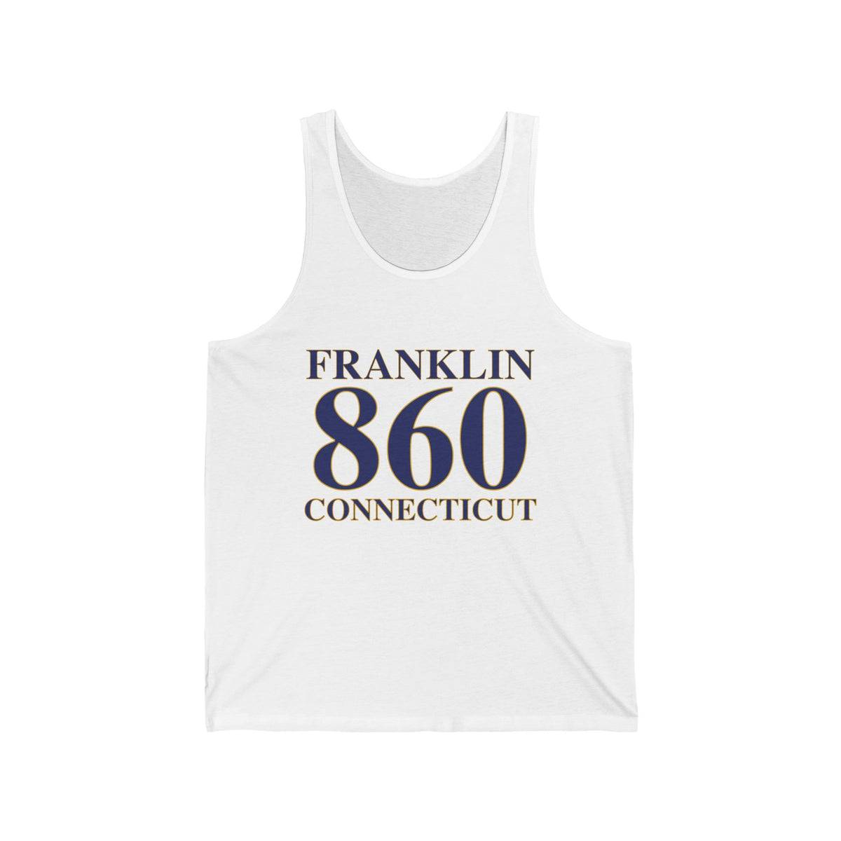 Franklin 860 Connecticut Unisex Jersey Tank Top
