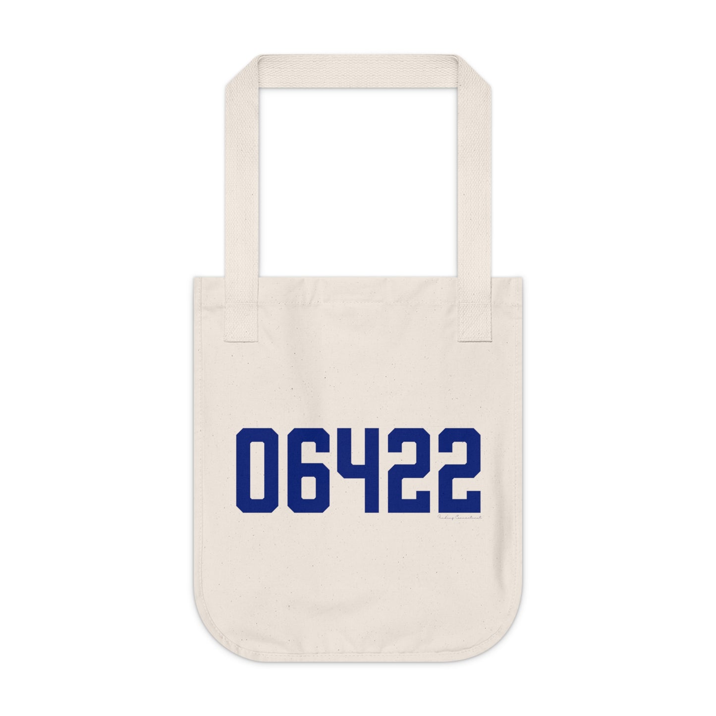 06422 Durham Connecticut Zip Code Organic Canvas Tote Bag