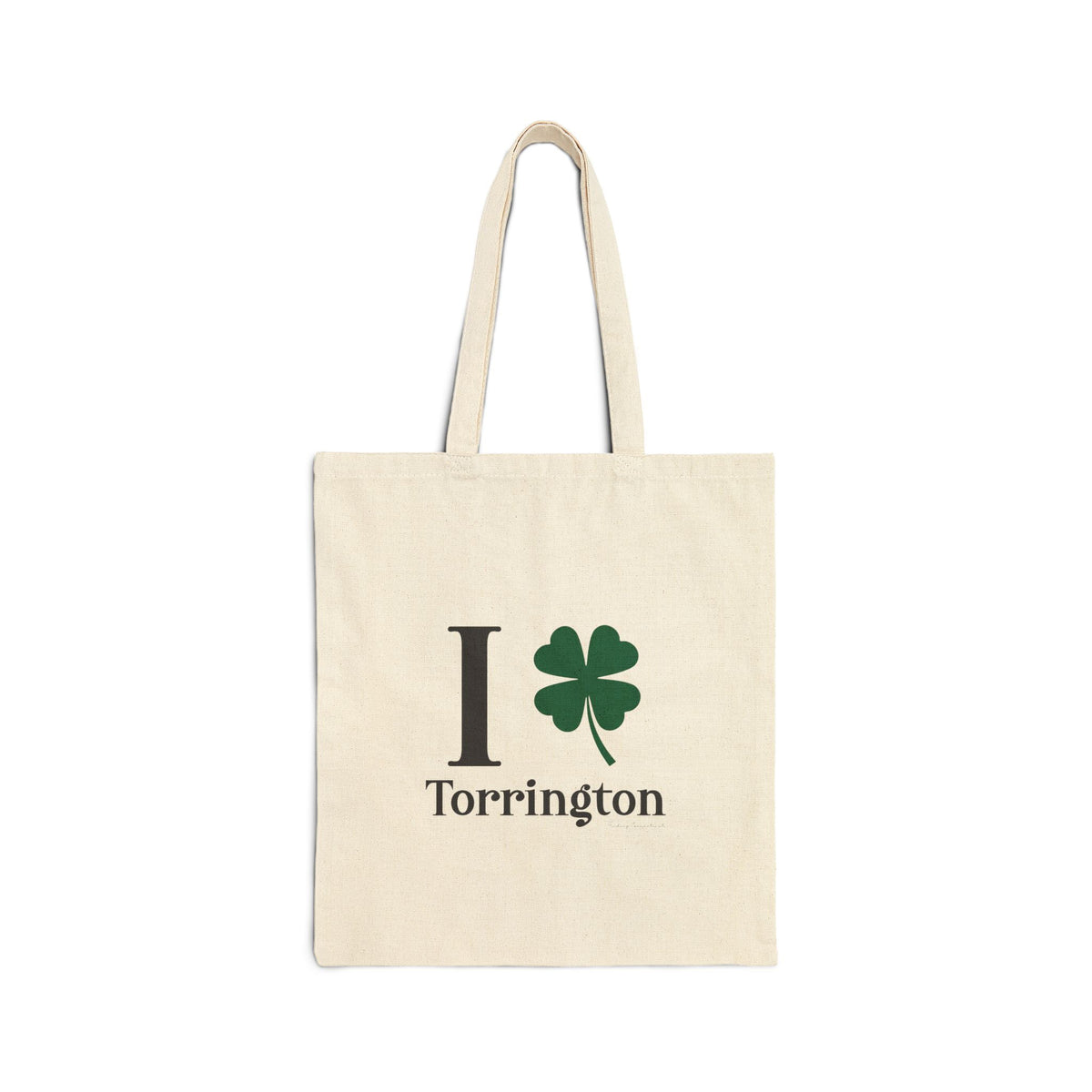 I Clover Torrington Cotton Canvas Tote Bag
