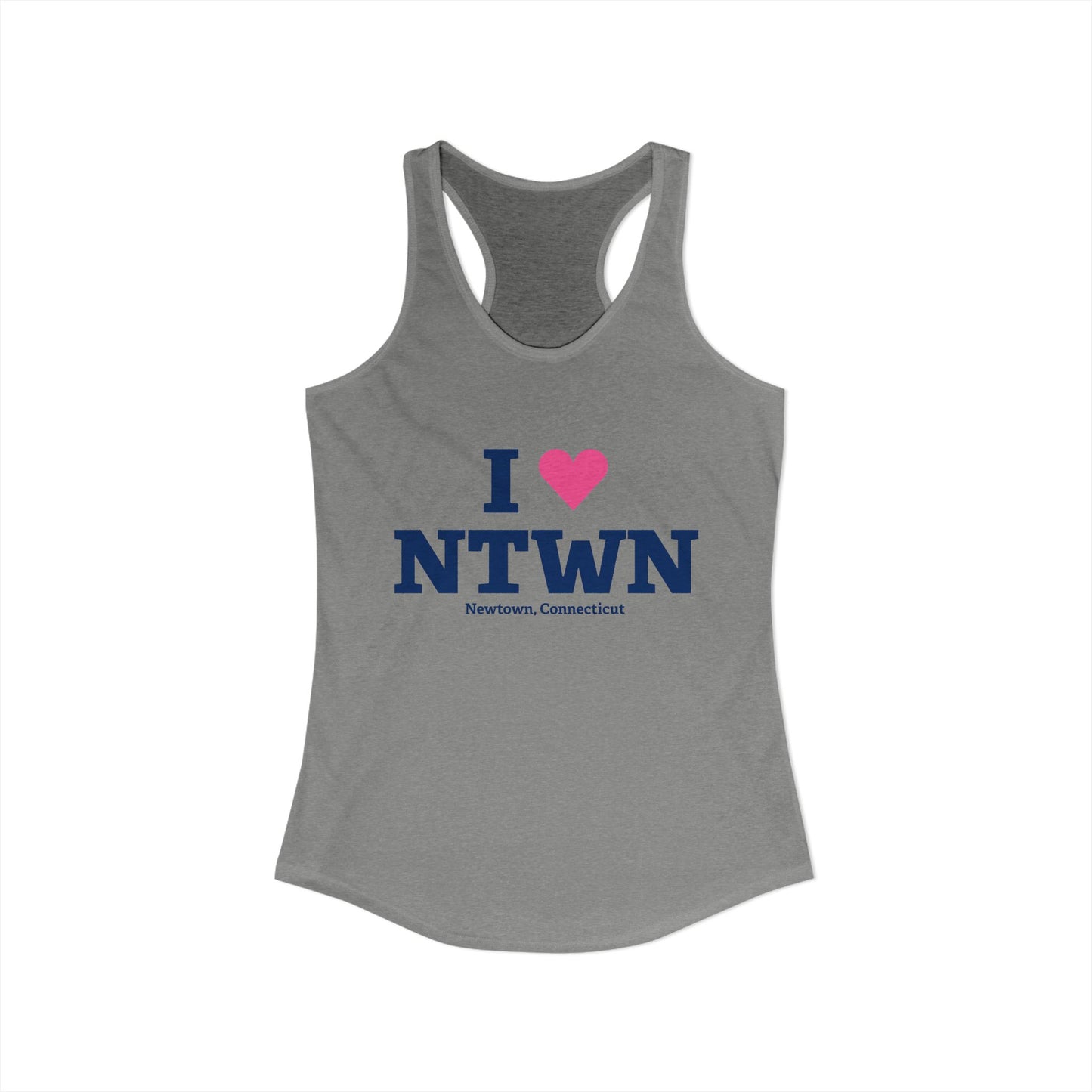 I Heart NTWN Women's Ideal Racerback Tank Top