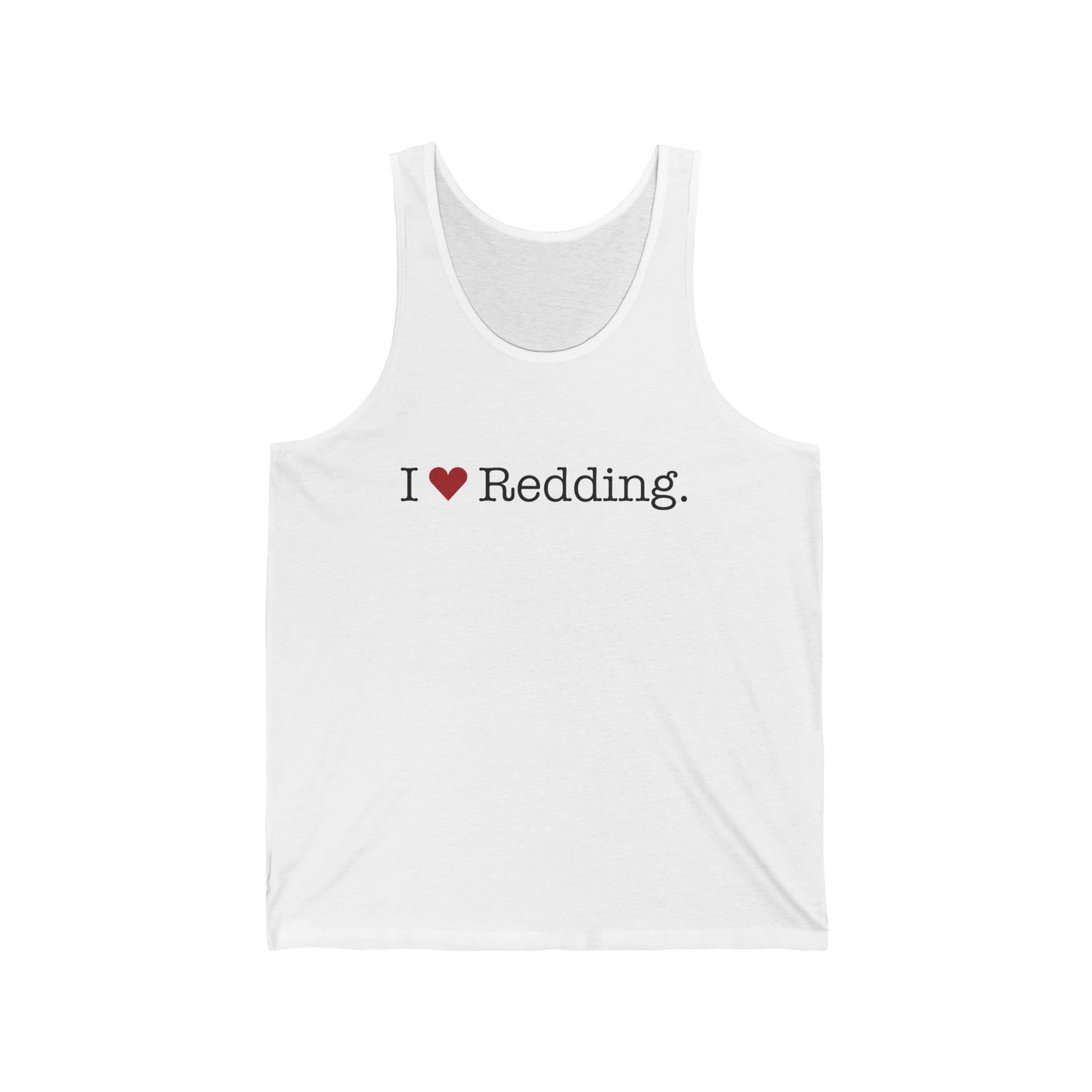 I Heart Redding. Unisex Jersey Tank