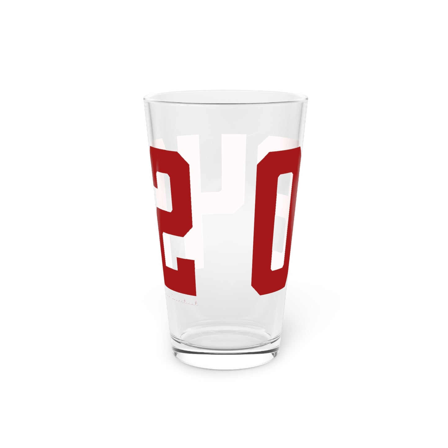 06412 Chester Connecticut Zip Code Pint Glass, 16oz