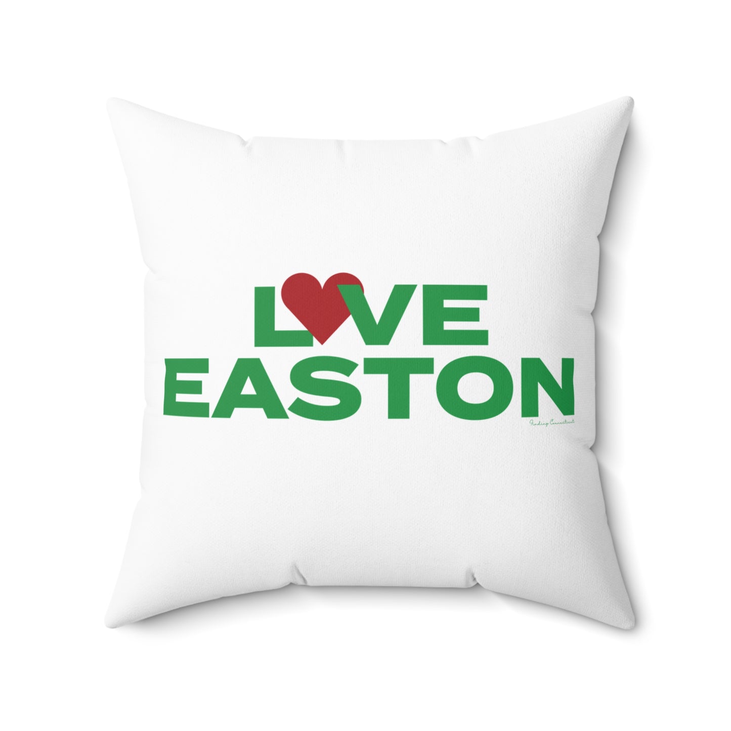 Love Easton Spun Polyester Square Pillow