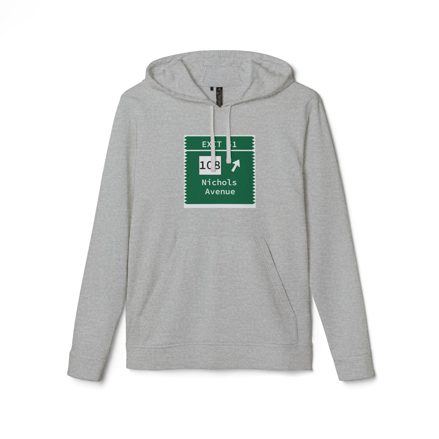 Vintage Merritt Parkway Exit 51 Sign adidas Unisex Fleece Hoodie