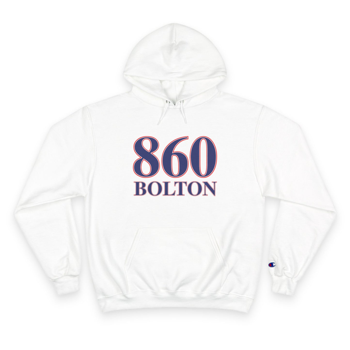 860 Bolton Red White & Blue Champion Hoodie