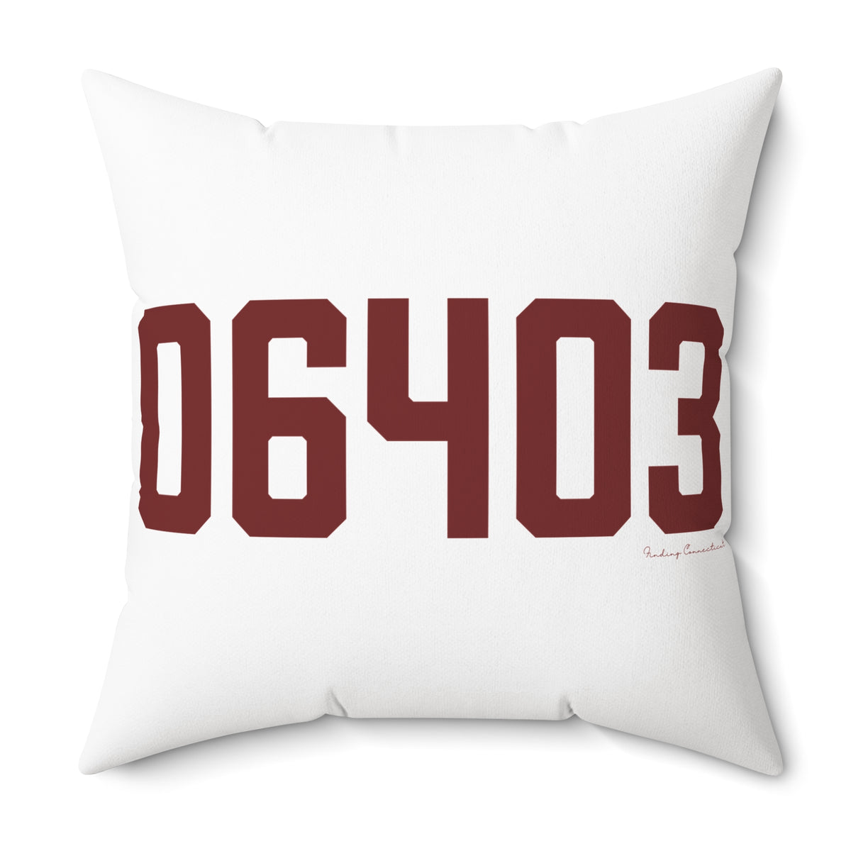 06403 Beacon Falls Connecticut Zip Code Polyester Square Pillow