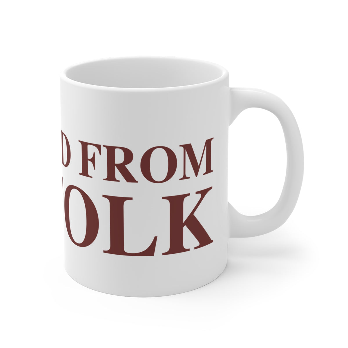 Just a kid from Norfolk Mug 11oz