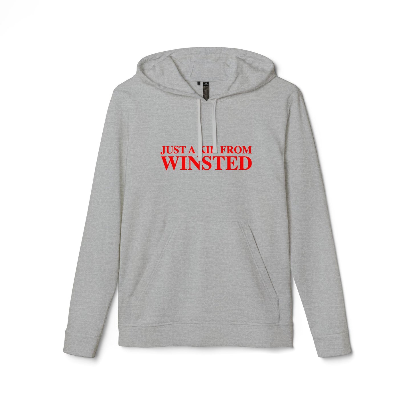 Just a kid from Winsted adidas Unisex Fleece Hoodie