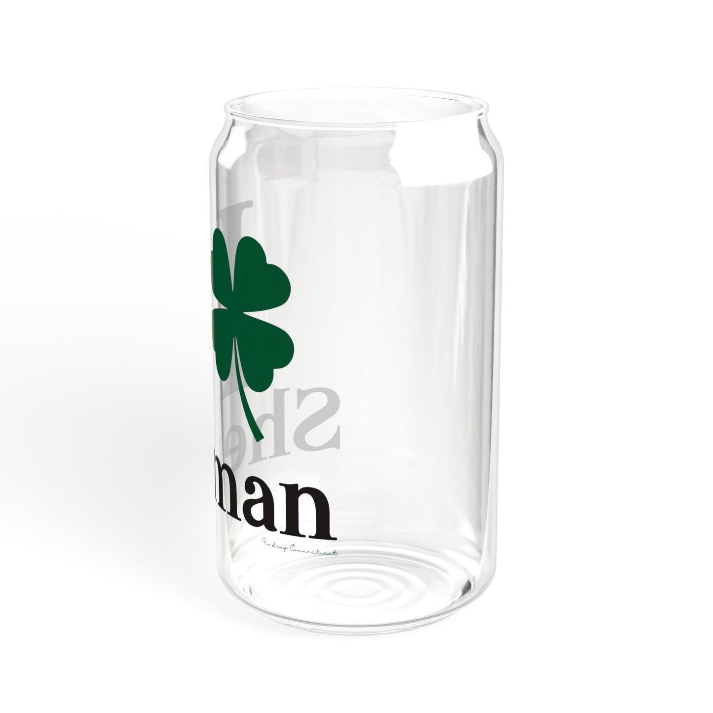 I Clover Sherman Sipper Glass, 16oz